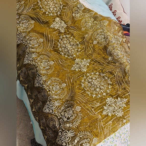 Eid outfit Organza Saree with size 37 blouse brand new - Picture 12 of 16